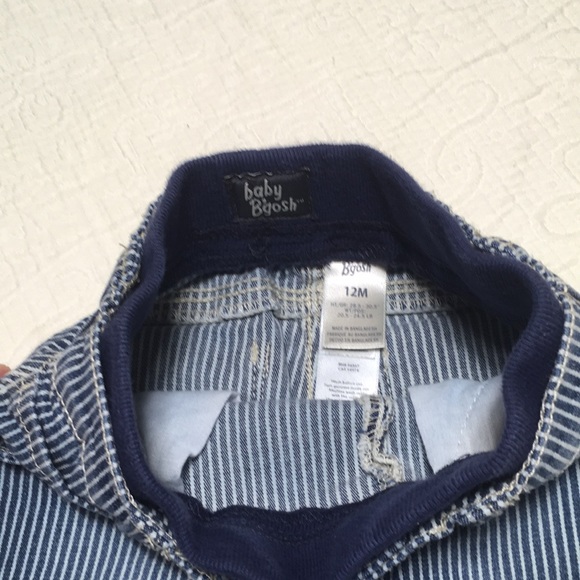 12m (4/$20) Engineer-Stripe OshKosh Jeans - Picture 8 of 16